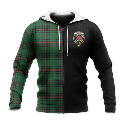 Printivon Primrose Tartan Personalize Half Hoodie