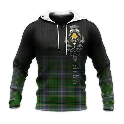 Printivon Pringle Tartan Crest Alba Celtic Hoodie