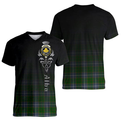 Printivon Pringle Tartan Crest Alba Celtic T Shirt