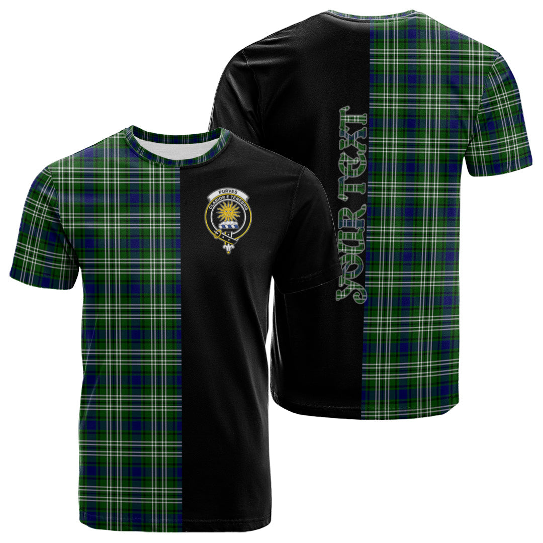 Printivon Purves Tartan Personalize Half T shirt