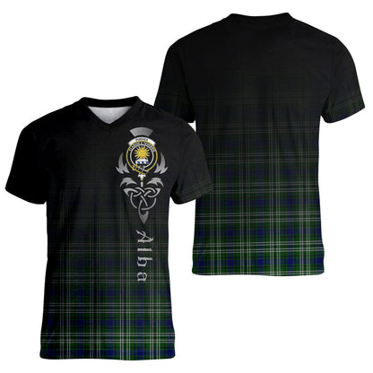 Printivon Purves Tartan Crest Alba Celtic T Shirt