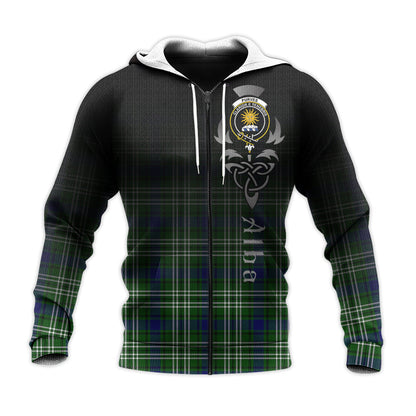 Printivon Purves Tartan Crest Alba Celtic Hoodie