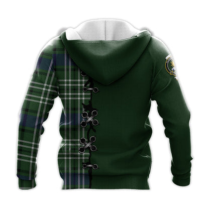 Printivon Purves Tartan Hoodie Lion Rampant And Celtic Thistle Style