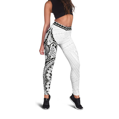 Neo Polynesian 3rd Leggings White A6