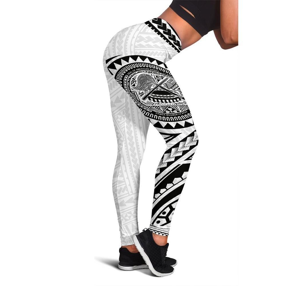 Neo American Samoa Leggings White