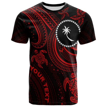 Chuuk Custom Personalised T-Shirt - Red Turtle