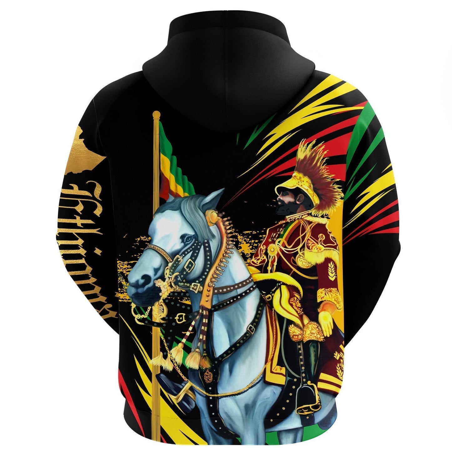 Ethiopia Emperor Haile Selassie Hoodie