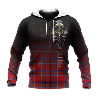 Printivon Rait Tartan Crest Alba Celtic Hoodie