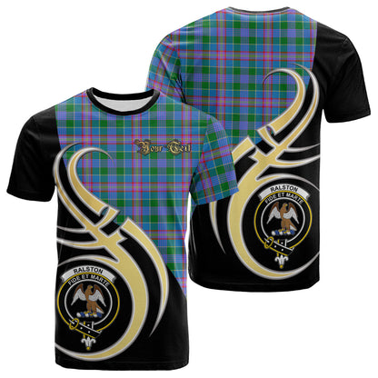 Printivon Ralston Tartan Crest Believe In Me T Shirt