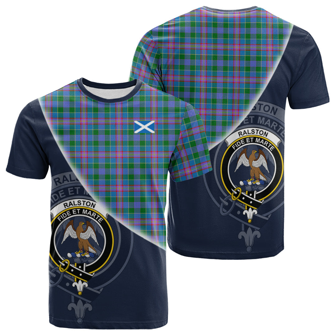 Printivon Ralston Tartan Scottish Crest T Shirt
