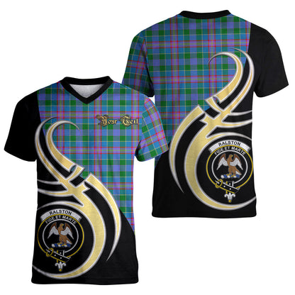 Printivon Ralston Tartan Crest Believe In Me T Shirt