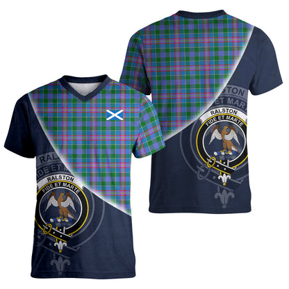 Printivon Ralston Tartan Scottish Crest T Shirt