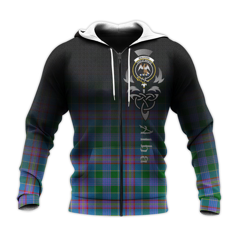 Printivon Ralston Tartan Crest Alba Celtic Hoodie