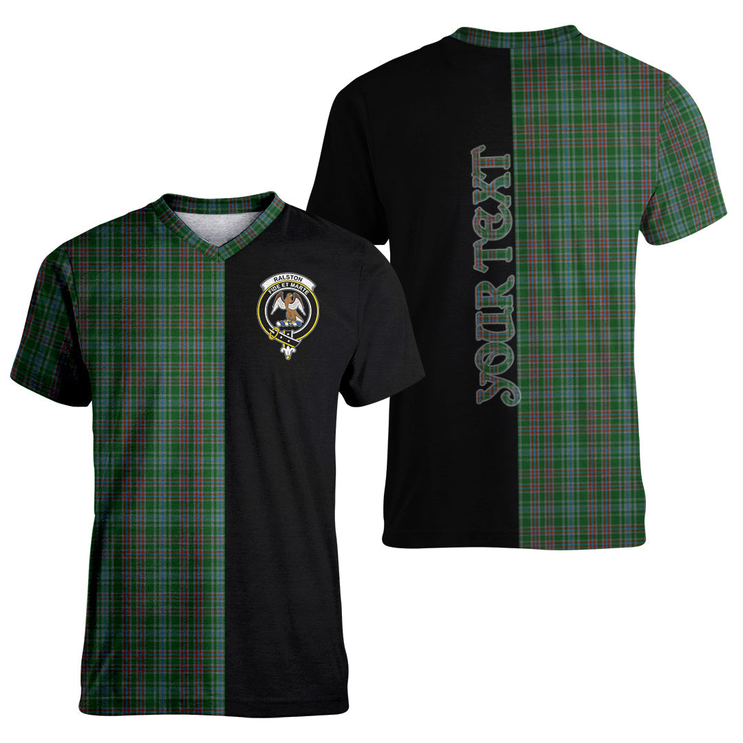 Printivon Ralston USA Tartan Personalize Half T shirt