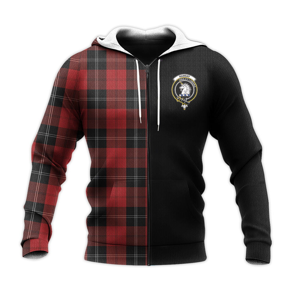 Printivon Ramsay Tartan Personalize Half Hoodie