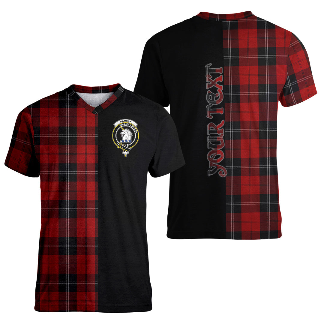 Printivon Ramsay Tartan Personalize Half T shirt