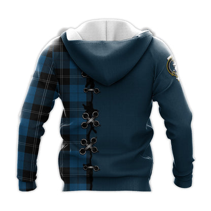 Printivon Ramsay Blue Hunting Tartan Hoodie Lion Rampant And Celtic Thistle Style