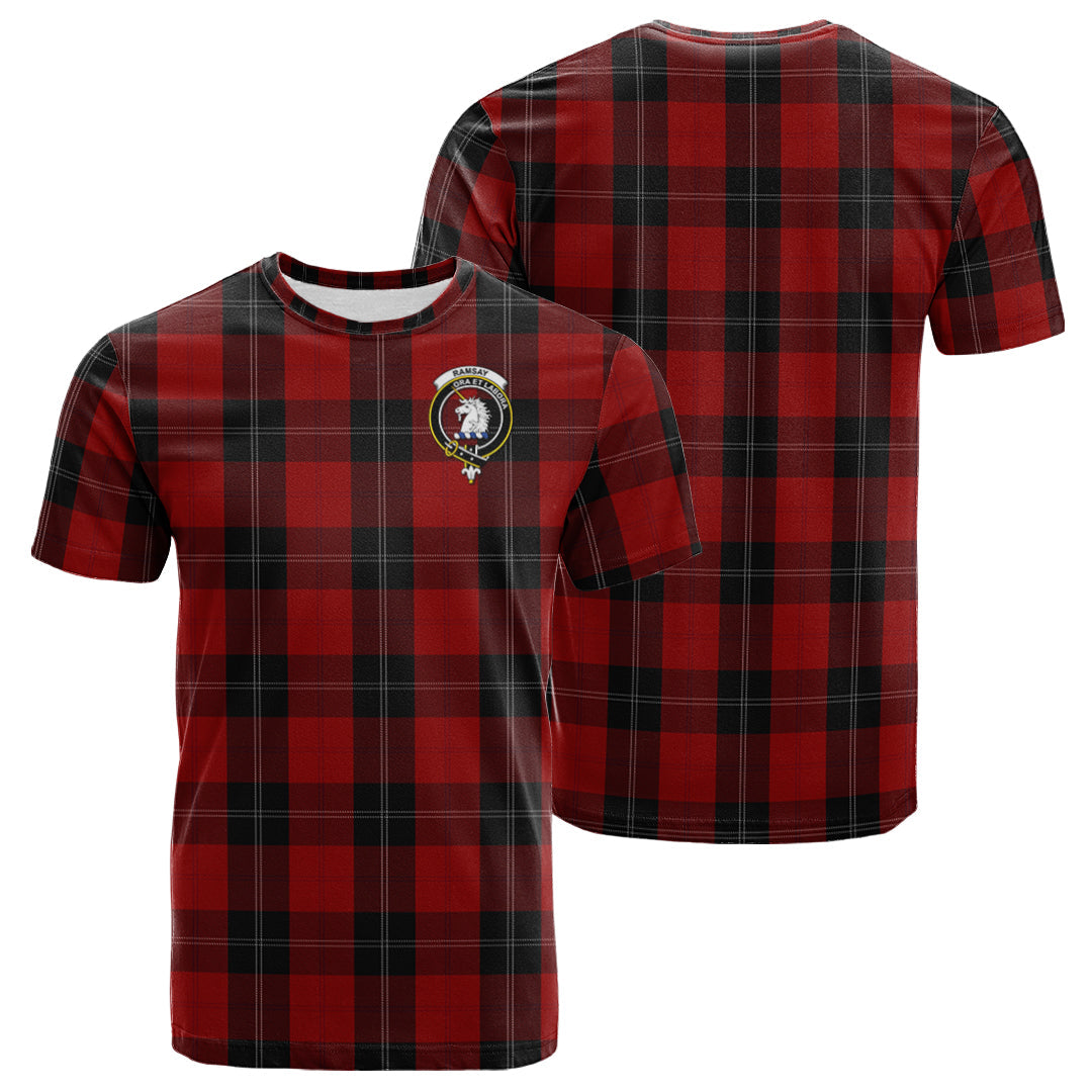 Printivon Ramsay Red Tartan T Shirt