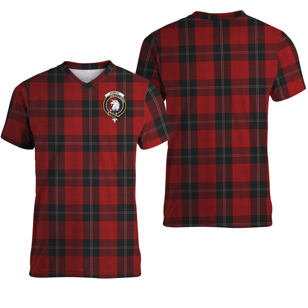Printivon Ramsay Red Tartan T Shirt