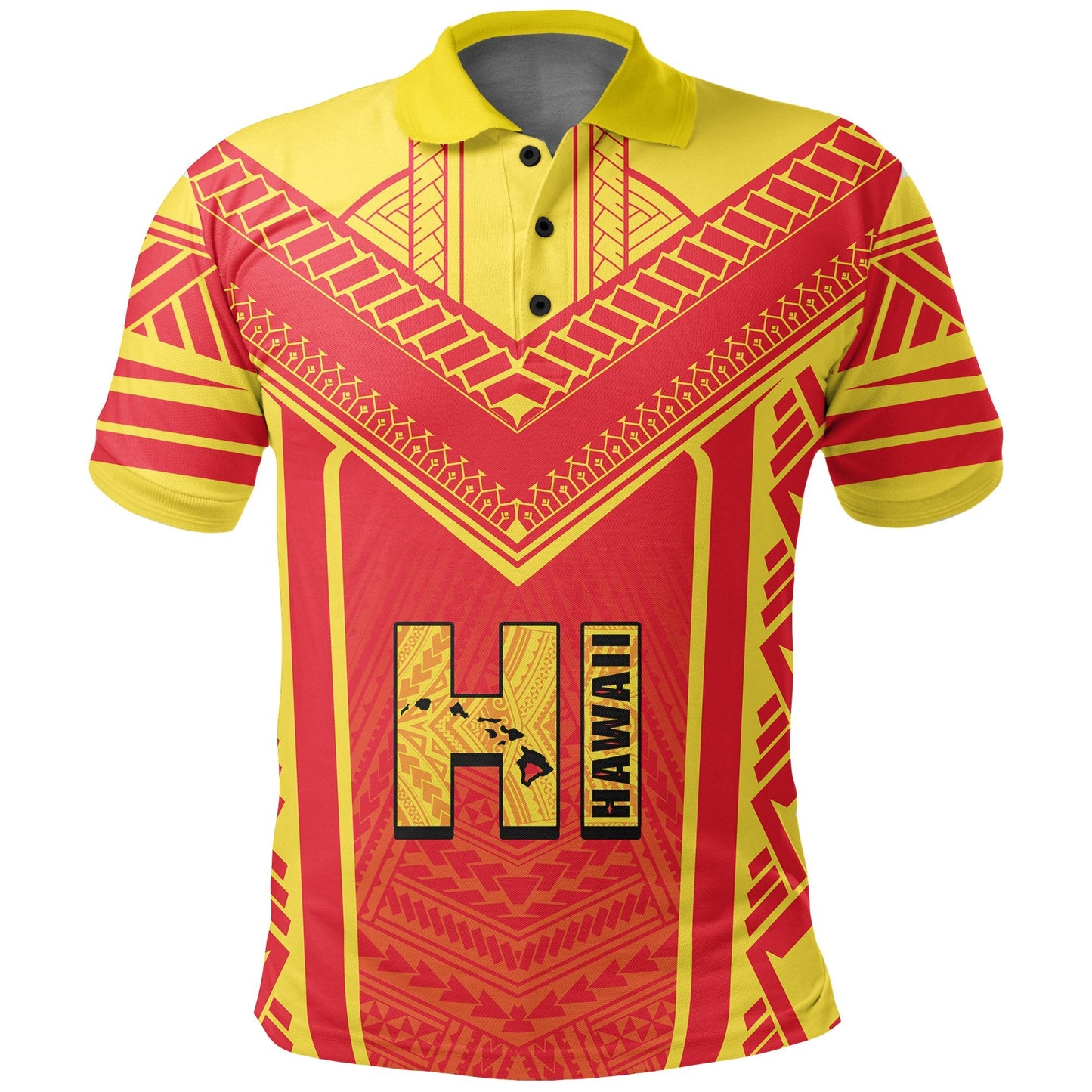 Hawaiian Kanaka Polynesian Polo Shirt Active