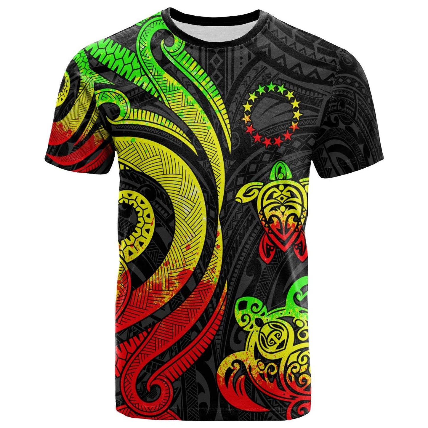 Cook Islands T - Shirt - Reggae Tentacle Turtle