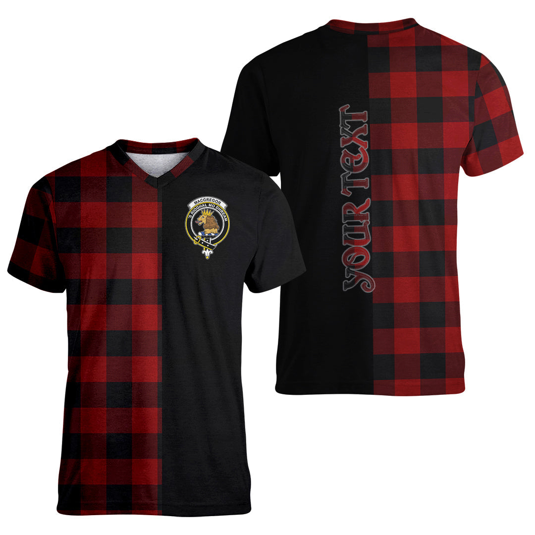 Printivon Rob Roy Macgregor Tartan Personalize Half T shirt