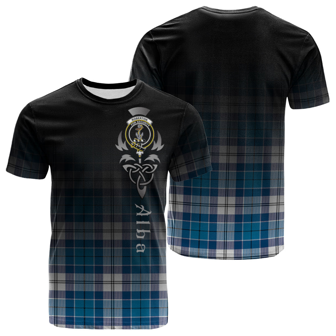 Printivon Roberton Tartan Crest Alba Celtic T Shirt