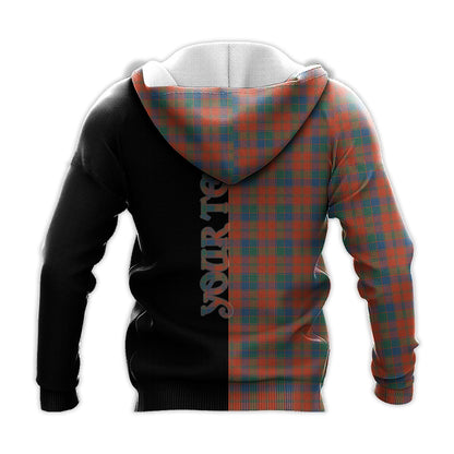 Printivon Robertson Ancient Tartan Personalize Half Hoodie