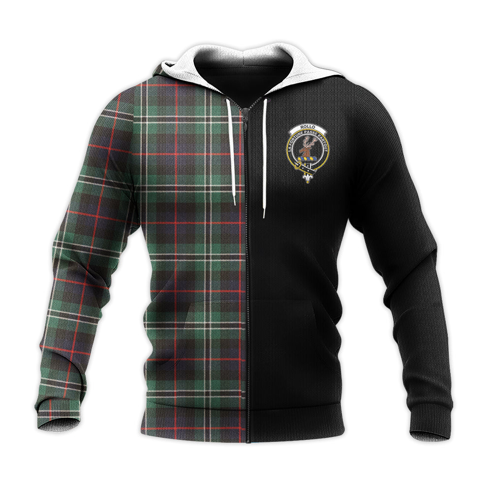 Printivon Rollo Hunting Tartan Personalize Half Hoodie