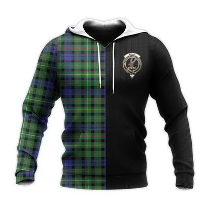 Printivon Rollo Modern Tartan Personalize Half Hoodie