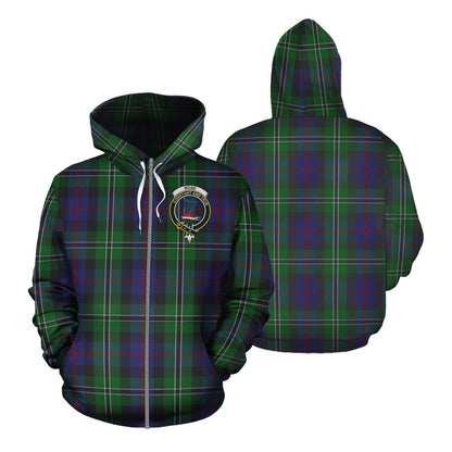 Printivon Rose Hunting Tartan Hoodie