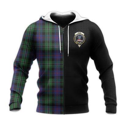 Printivon Rose Hunting Tartan Personalize Half Hoodie