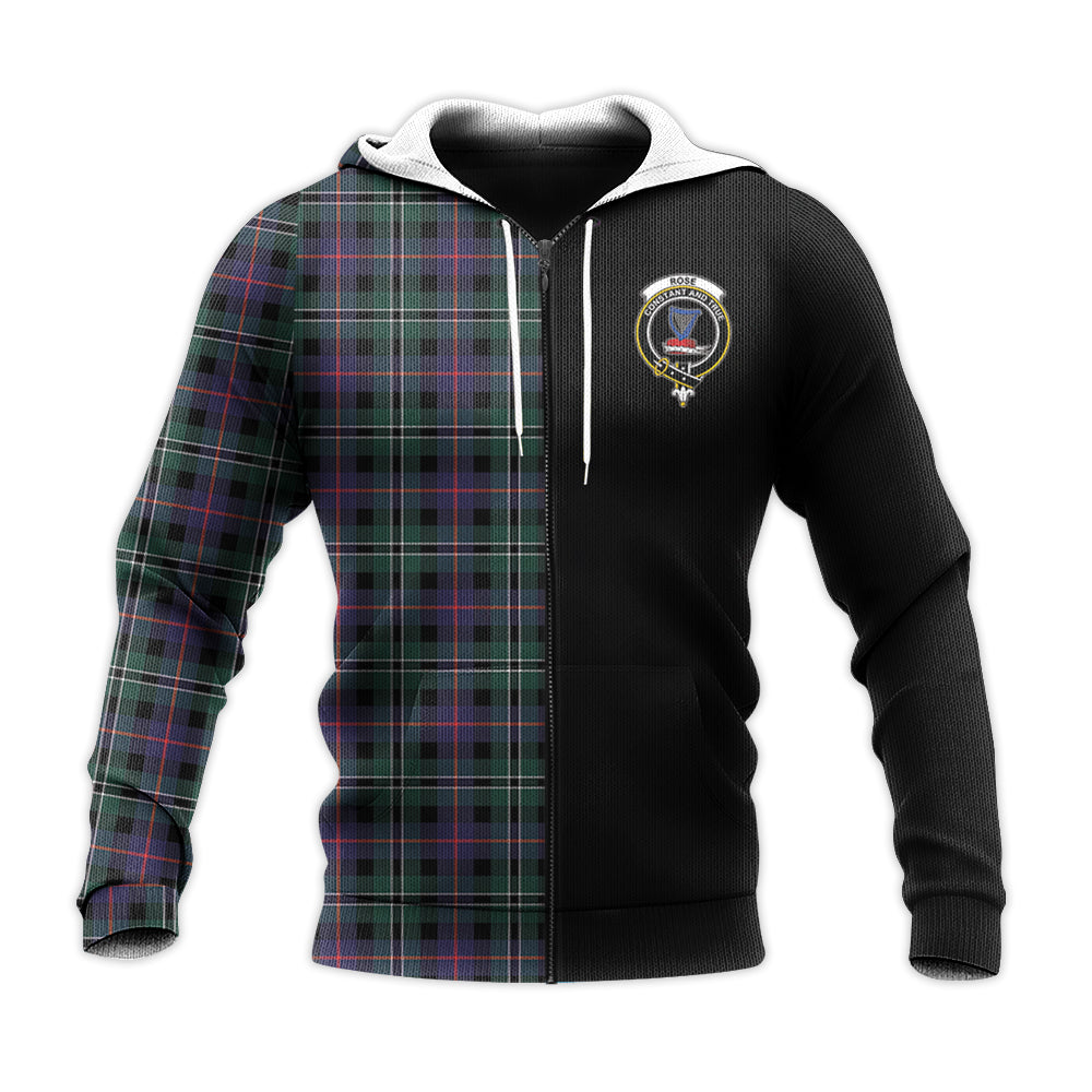 Printivon Rose Hunting Modern Tartan Personalize Half Hoodie