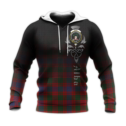 Printivon Ross Tartan Crest Alba Celtic Hoodie