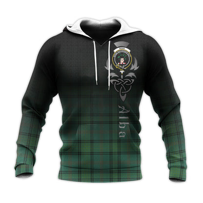Printivon Ross Hunting Ancient Tartan Crest Alba Celtic Hoodie