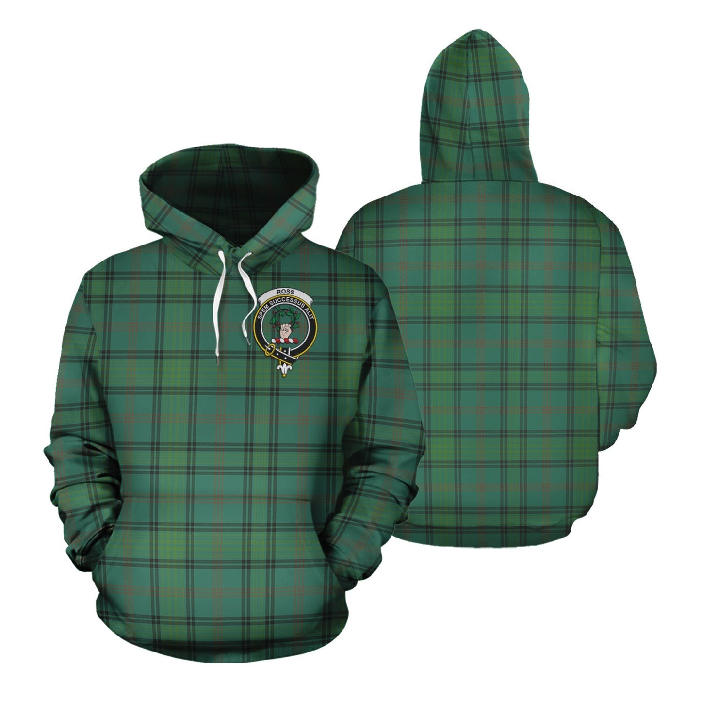 Printivon Ross Hunting Ancient Tartan Hoodie