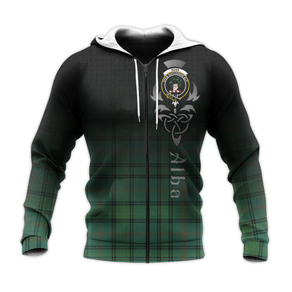 Printivon Ross Hunting Ancient Tartan Crest Alba Celtic Hoodie