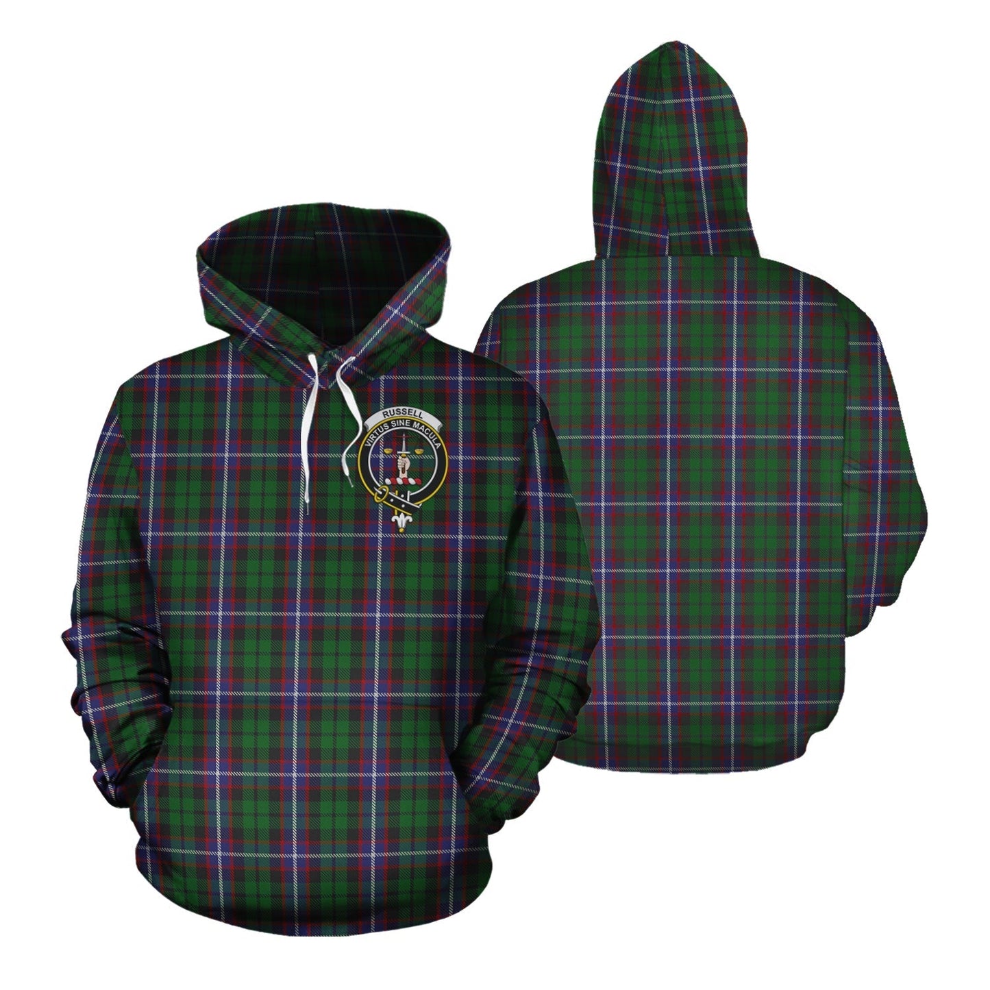 Printivon Russell Tartan Hoodie