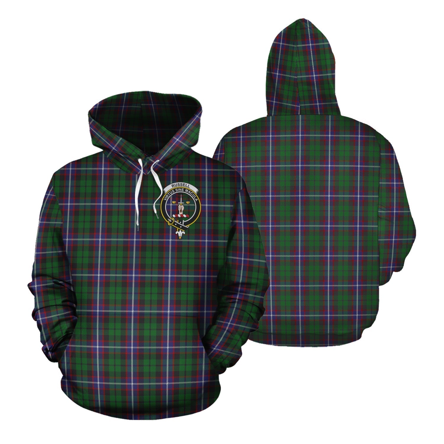 Printivon Russell Tartan Hoodie