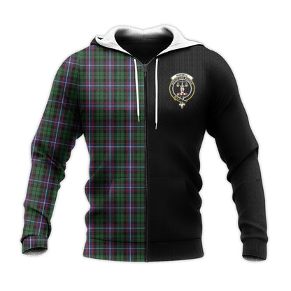 Printivon Russell Tartan Personalize Half Hoodie