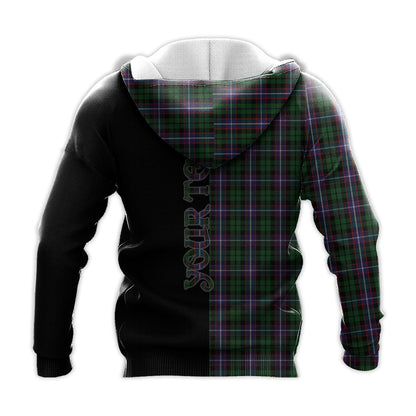 Printivon Russell Tartan Personalize Half Hoodie