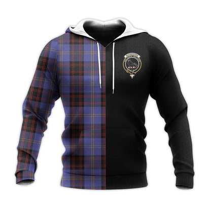 Printivon Rutherford Tartan Personalize Half Hoodie