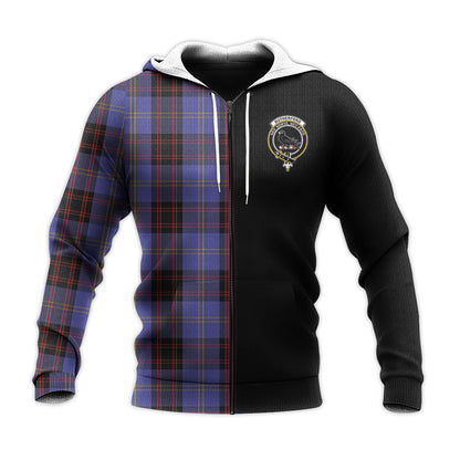 Printivon Rutherford Tartan Personalize Half Hoodie