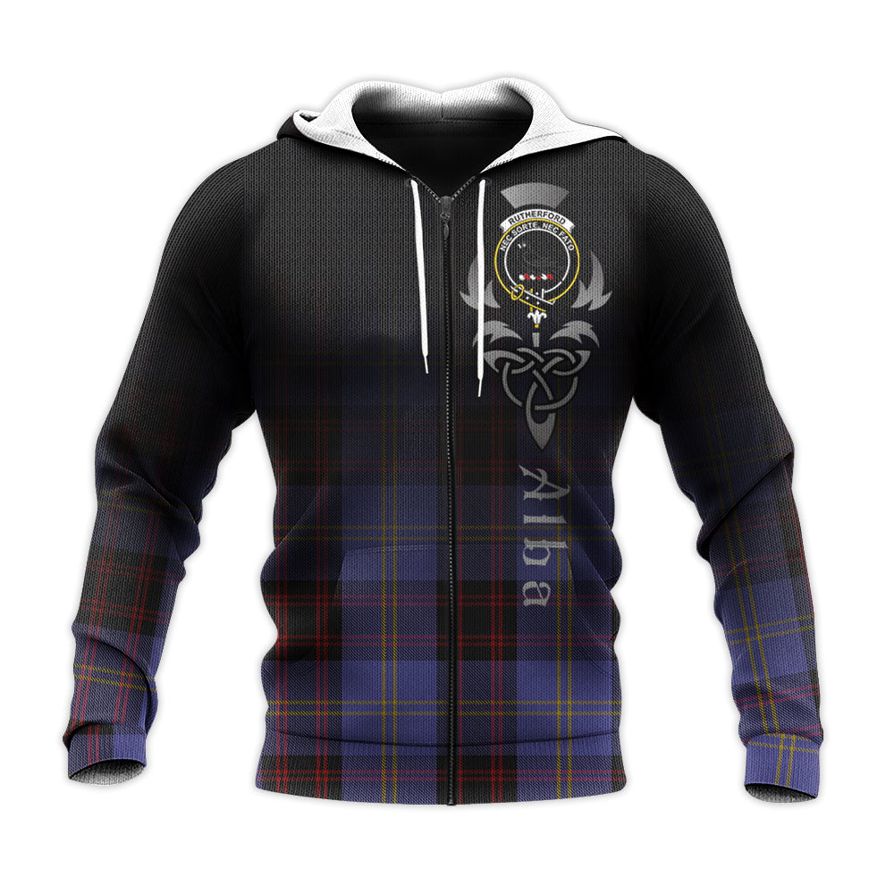 Printivon Rutherford Tartan Crest Alba Celtic Hoodie