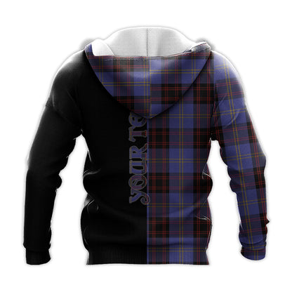 Printivon Rutherford Tartan Personalize Half Hoodie