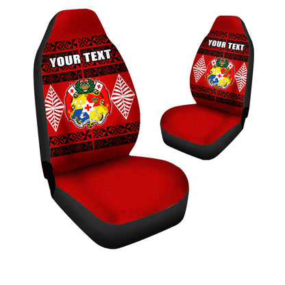 (Custom Personalised) Tonga Car Seat Covers Tongan Pattern