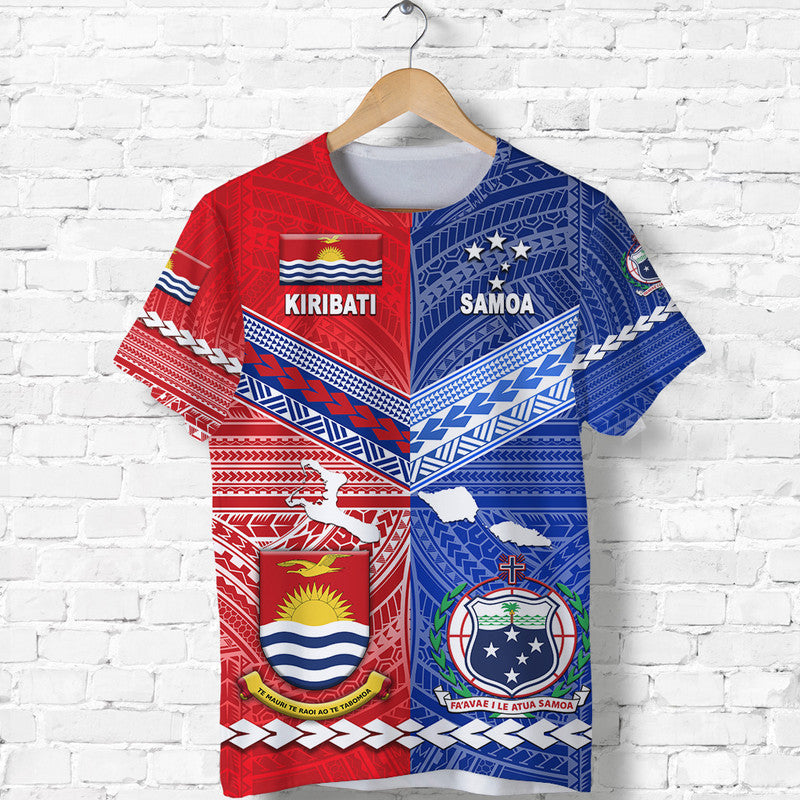 Samoa And Kiribati T Shirt Together