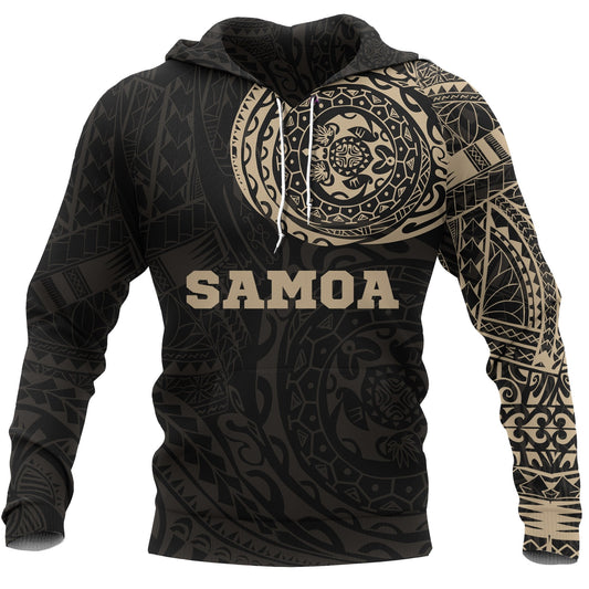 Samoa Hoodie Samoa Polynesian Tattoo Style A7
