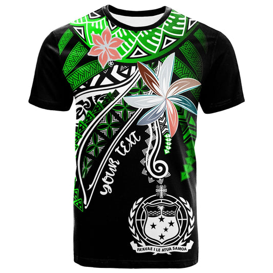 Samoa Custom Personalised T - Shirt - Fanciful Forest Green Color