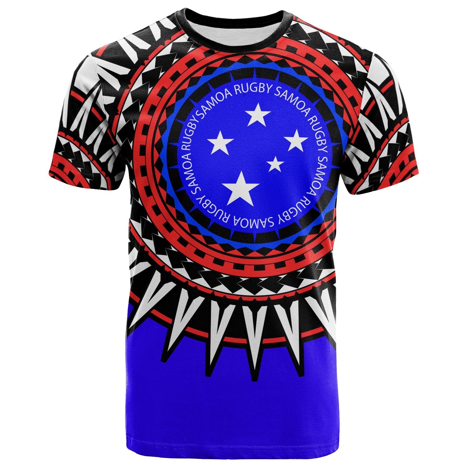 Samoa T - Shirt Samoa Rugby Sunshine Shirt All Over Shirt